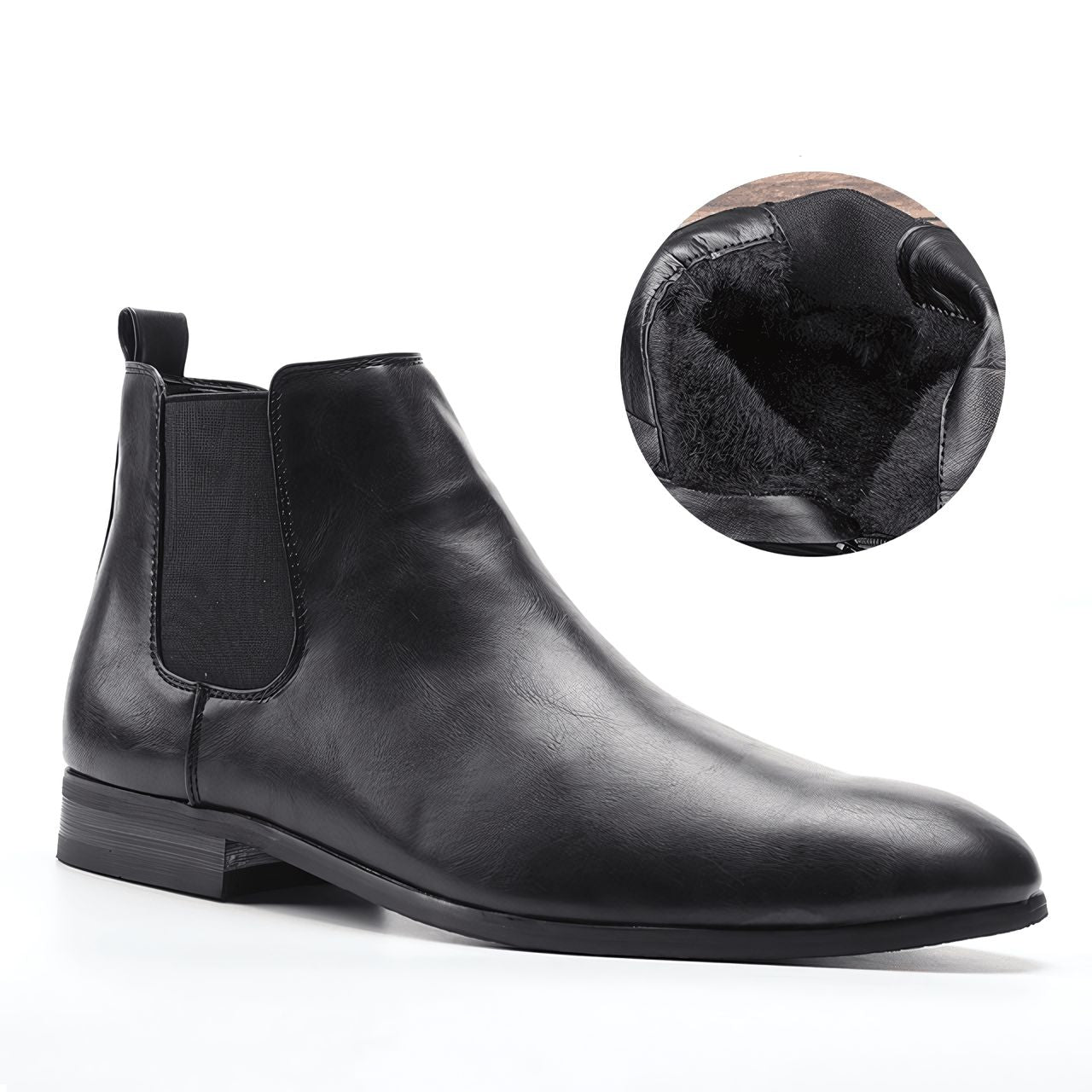 Botas Chelsea Masculina de Couro Jackson