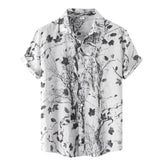 Camisa Manga Curta Estampada Floral