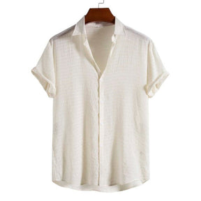 Camisa Manga Curta Playa Off White