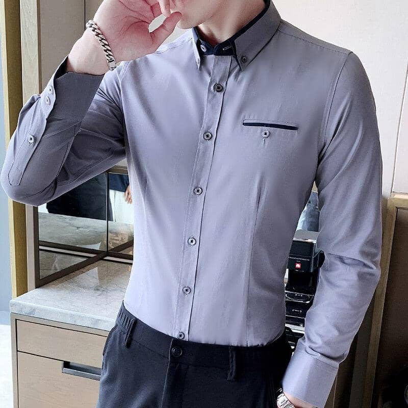 Camisa Social Masculina Concept