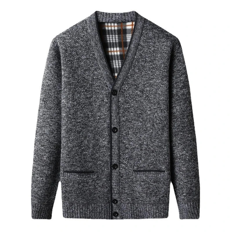 Cardigan Masculino em Lã