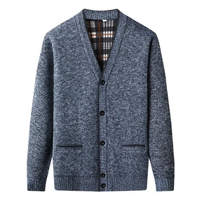 Cardigan Masculino em Lã