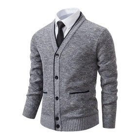 Cardigan Masculino Social Slim