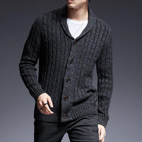 Cardigan Masculino em Algodão Pima