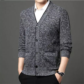 Cardigan Masculino em Poliéster