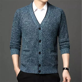 Cardigan Masculino em Poliéster