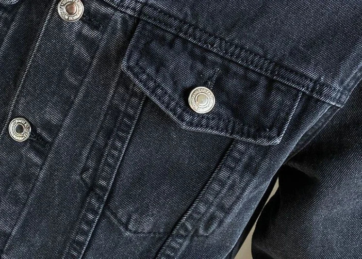 Jaqueta Jeans Masculina com Botões