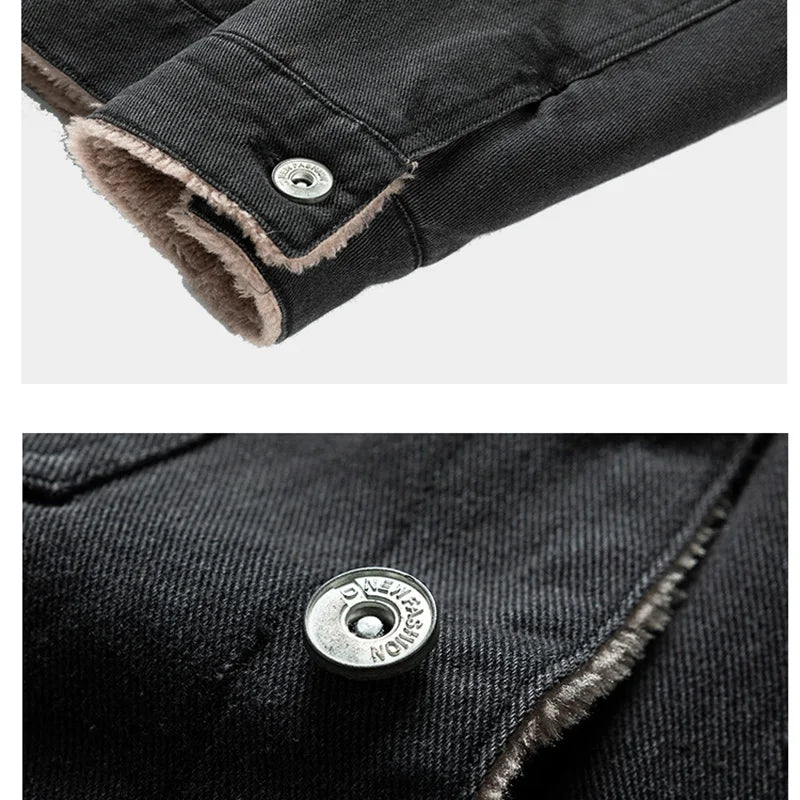 Jaqueta Jeans Masculina com Interior Forrada