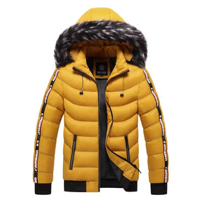 Jaqueta Puffer Masculina Capuz Forrado