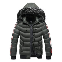 Jaqueta Puffer Masculina Capuz Forrado