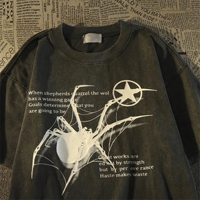 Camiseta Oversized Spider I Respiravel I Treino I Casual