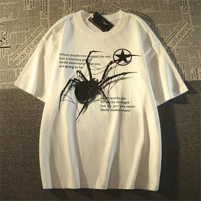 Camiseta Oversized Spider I Respiravel I Treino I Casual