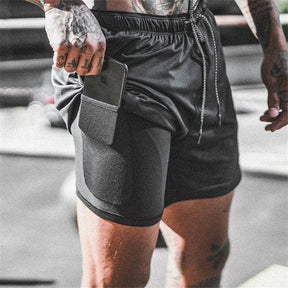 Compre 2 e Leve +1 Grátis | Shorts Dryfit Clean | 2 em 1 | Secagem Rápida