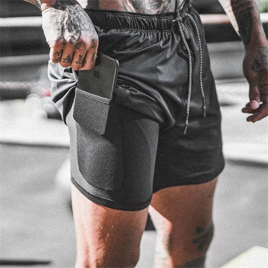 Shorts Dryfit Clean | 2 em 1 | Secagem Rápida