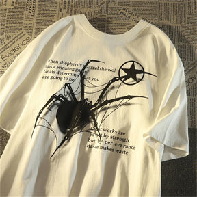 Camiseta Oversized Spider I Respiravel I Treino I Casual