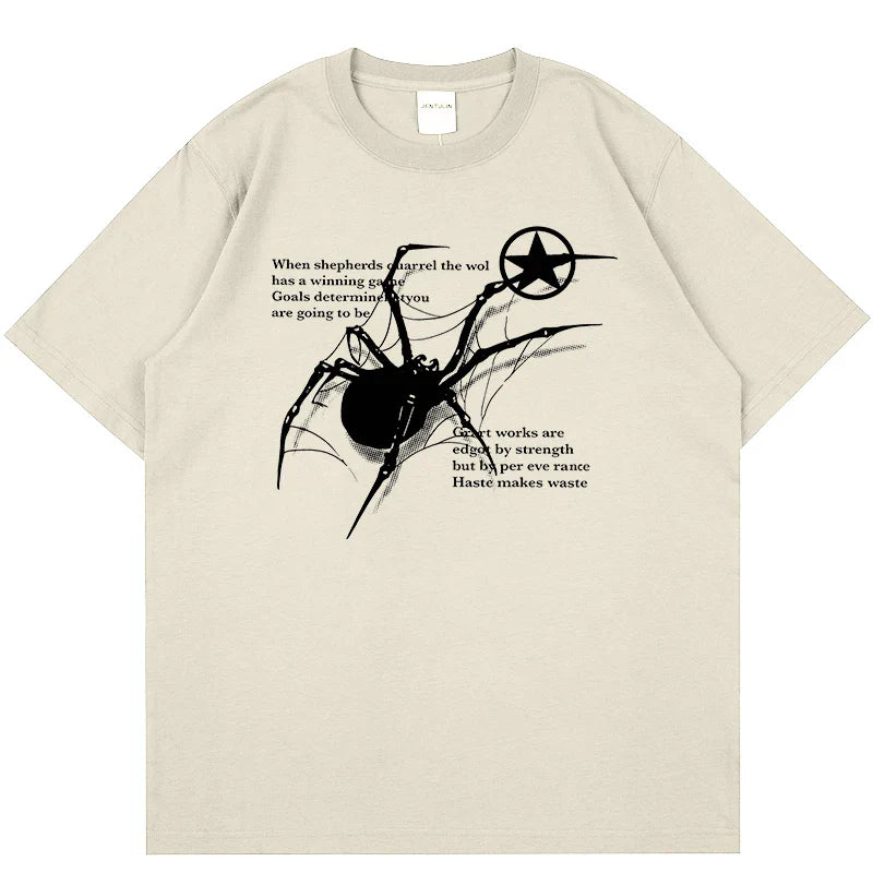 Camiseta Oversized Spider I Respiravel I Treino I Casual