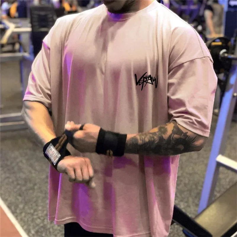 Camiseta Oversized l Respirável l Estilosa para Treino