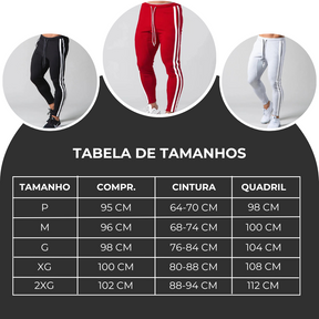 Calça Casual Slim | Corrida, Treino e Musculação